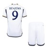Camiseta de fútbol Real Madrid Benzema 9 Niño 1ª equipación 2023-24